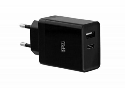 Chargeur secteur USB-C Power Delivery + USB-A 30W