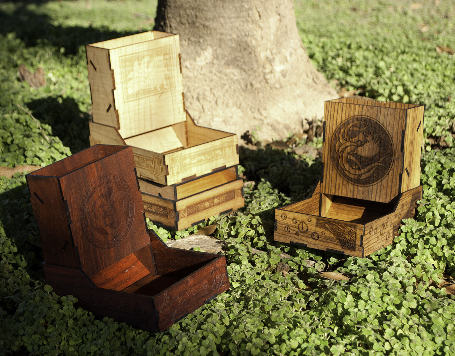 Engraved Dice Tower