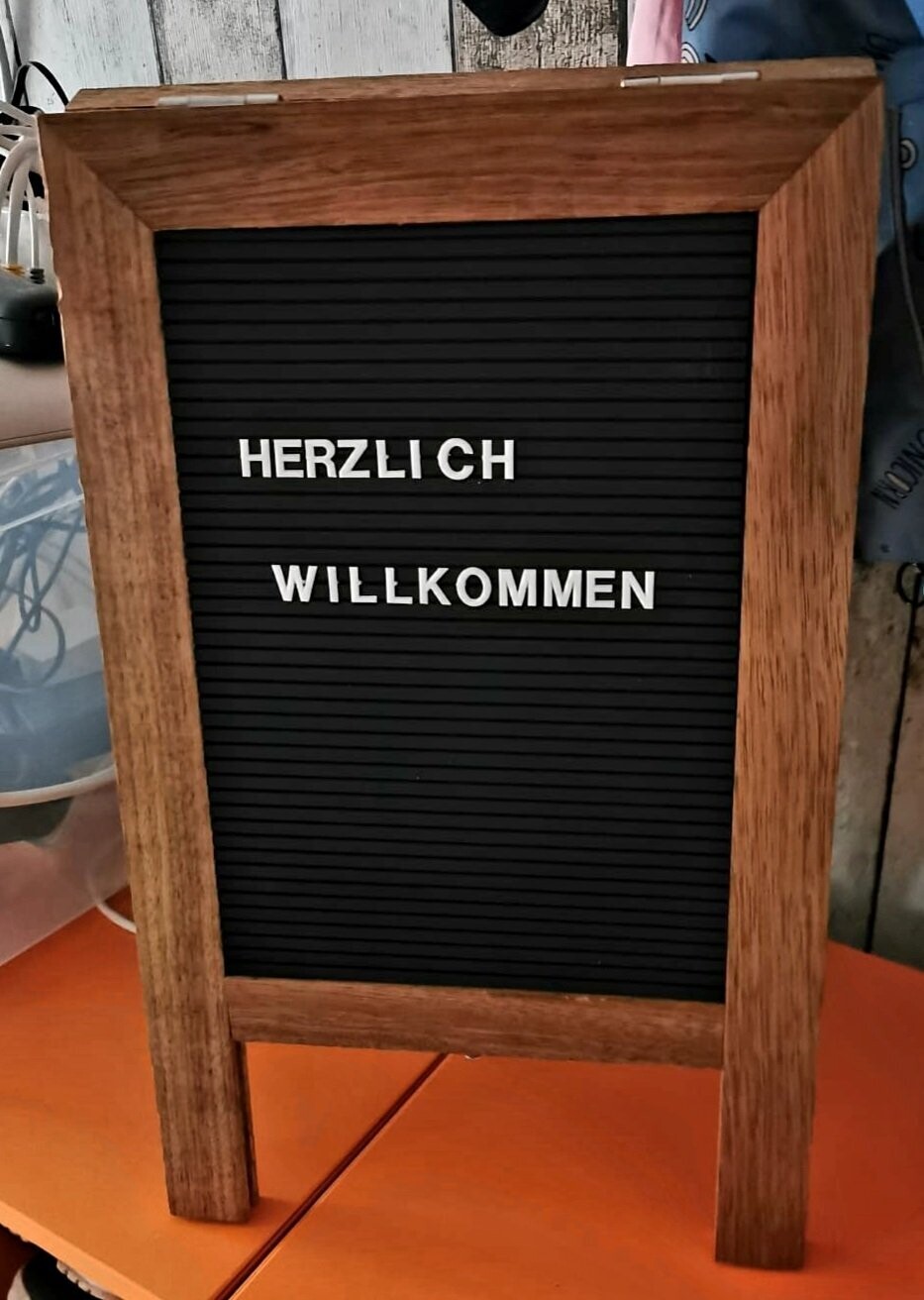 Tischaufsteller/Kundenstopper mini