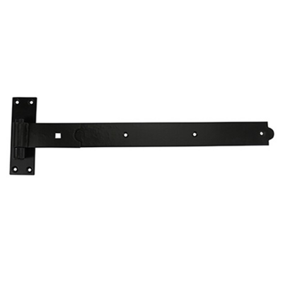 Straight Hook and Band Hinges - Black