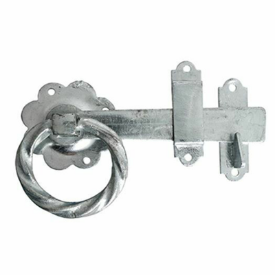 Twisted Ring Handle 6" - Hot Dipped Galvanised