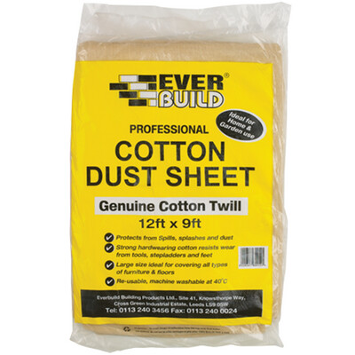 12' x 9' Cotton Dust Sheet