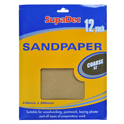 General Purpose Sandpaper Pack 12 Course