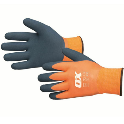 Ox Foam Latex Thermal & Waterproof Gloves - Large