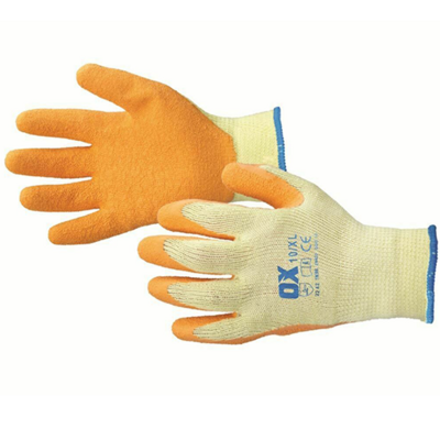 Ox Latex Grip Gloves - X Large