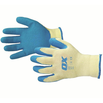 Ox Pro Latex Grip Gloves - Large