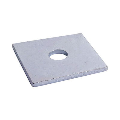 Square Plate Washers - 12mm Zinc