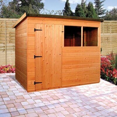 Suffolk Pent Shed Treated