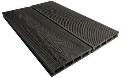 Composite HD Deck 3D Board - Burnished Oak 22 x 146mm x 3.6m