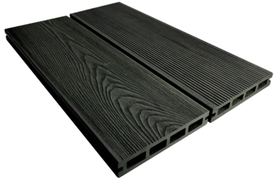 Composite HD Deck 3D Board - Black Oak 22 x 146mm x 3.6m