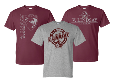 Gray and Maroon V. Lindsay 3 T-shirt Combo Pack