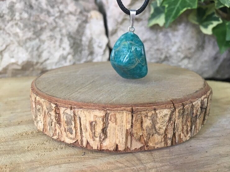 Pendentif Amazonite AA - Russie - Pierre Naturelle Qualité Supérieure