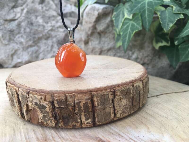 Pendentif Cornaline A Naturelle - Brésil