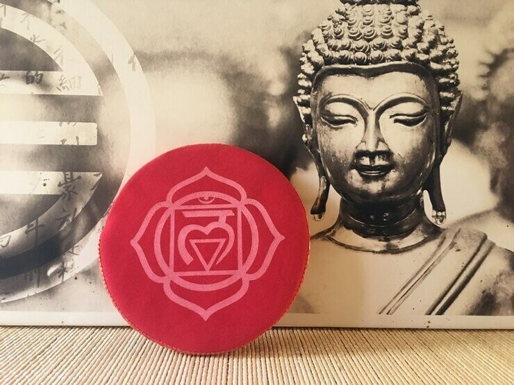 Coussin (15 cm) bol chantant - Chakra Racine - Coussin (15 cm) bol chantant - Chakra Racine -