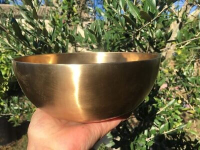 Bol chantant Samadhi martelé à la main,19 cm, 865 g, maillet offert