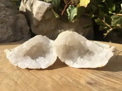 Géode Complète Cristal de roche Extra Maroc (66 g) - Cristaux Naturels Top Qualité (la meilleure)