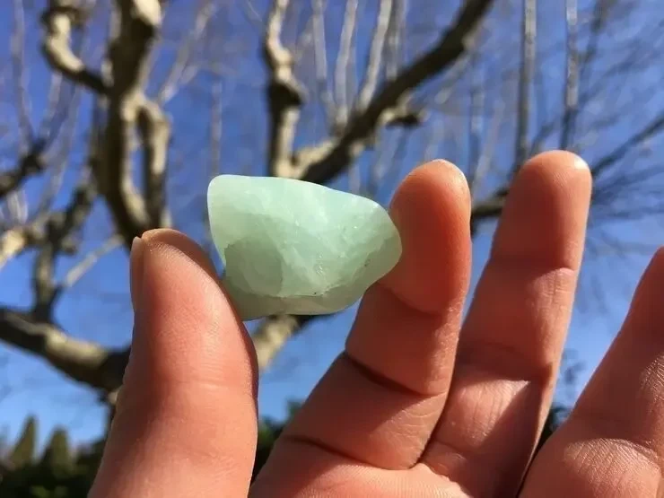 Pierre roulée Aigue-Marine AA (14 g) - Namibie - Pierre Naturelle Qualité Supérieure