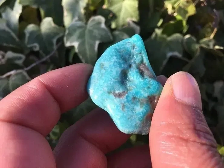 Pierre Polie Naturelle Turquoise AA+ de l'Arizona (17 g) - Médiumnité et Protection - Pierre Rare Qualité Supérieure