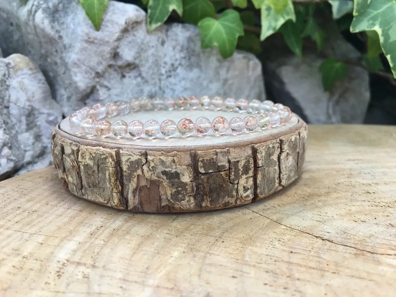 Bracelet Pierre de Soleil AAA - Tanzanie - Pierre Naturelle Top Qualité (la meilleure)