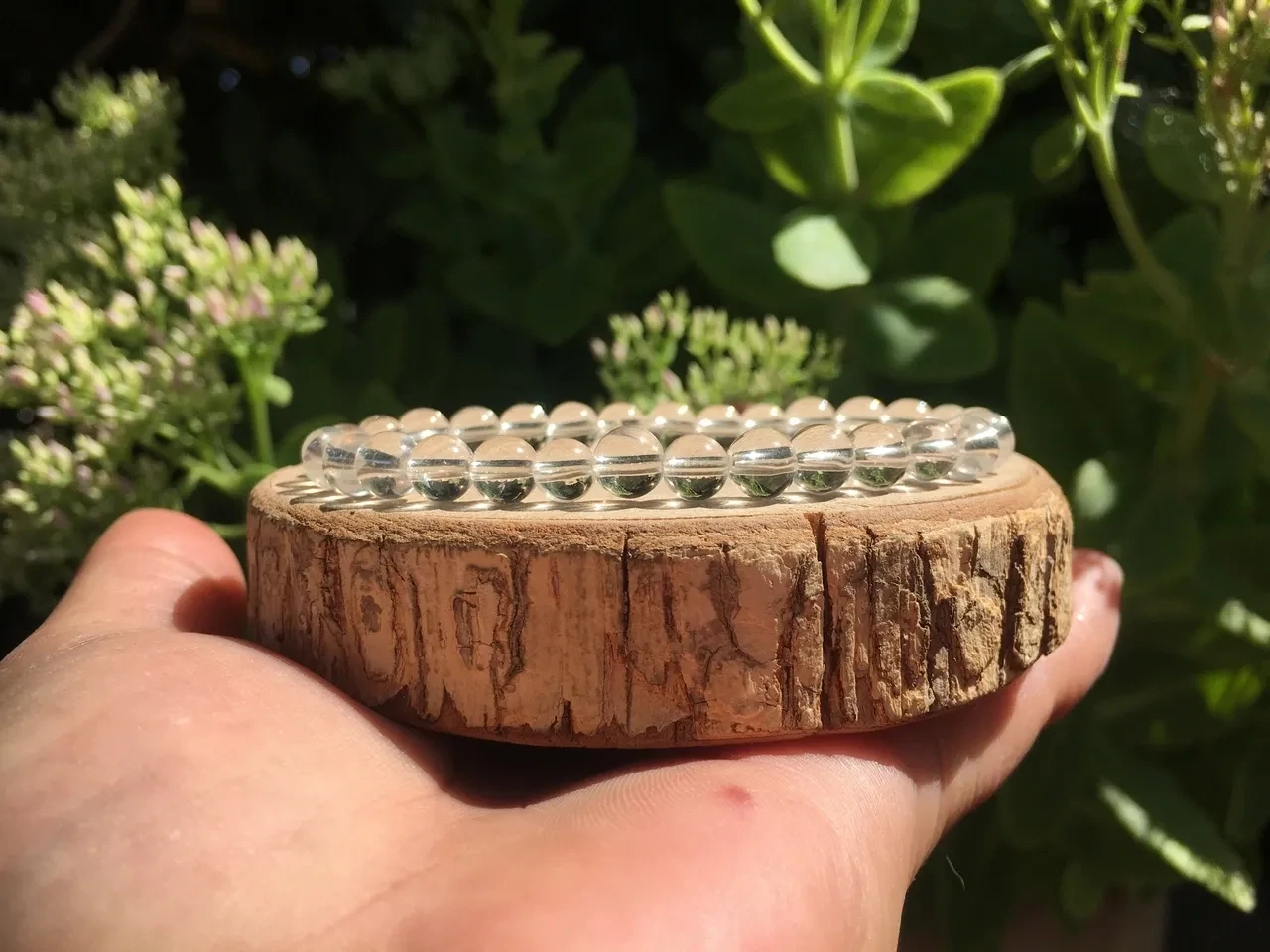 Bracelet Cristal de Roche AAA Naturel Brésil - Eveil Spirituel et Bien-être émotionnel - Pierre Top Qualité (la meilleure)