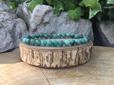 Bracelet Émeraude A - Brésil - Pierre Précieuse naturelle