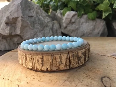 Bracelet Hémimorphite AA+ - USA - Pierre Naturelle Rare Qualité Exceptionnelle