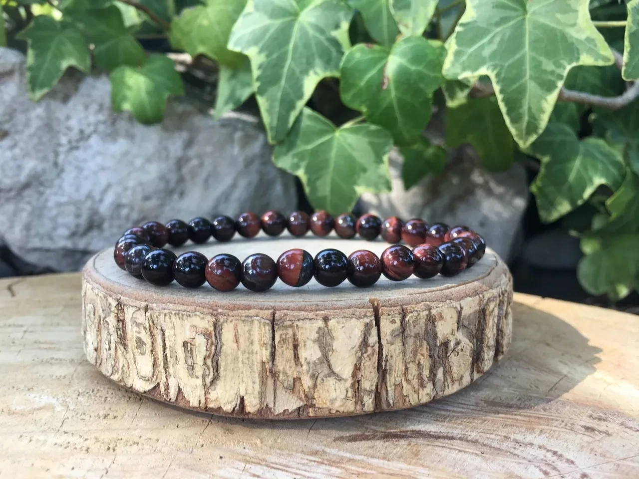 Bracelet Œil-de-Taureau A Naturel Afrique du sud - Protection et Réalisation de soi