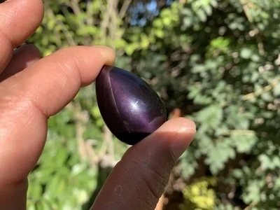 Obsidienne Œil Céleste Pourpre Extra (14 g) - Mexique - Obsidienne Naturelle Rare Top Qualité (la meilleure)