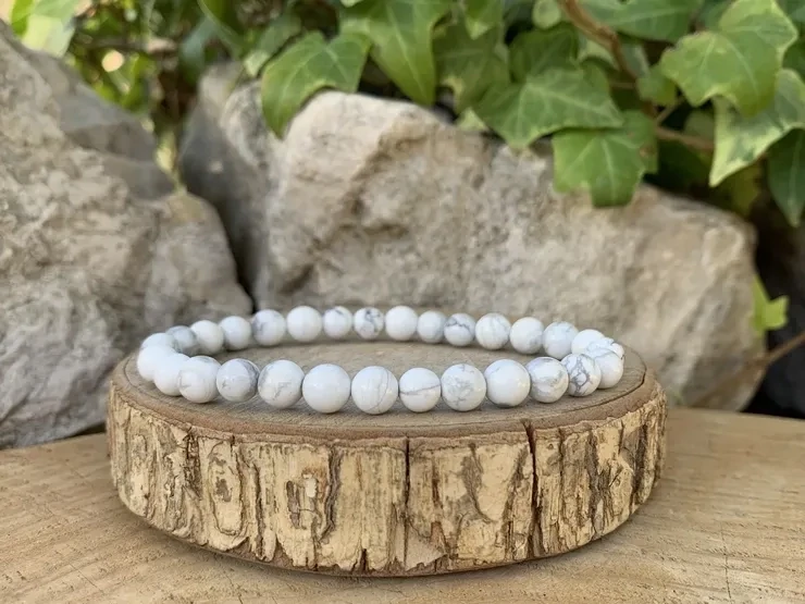 Bracelet Howlite A Naturelle - Canada