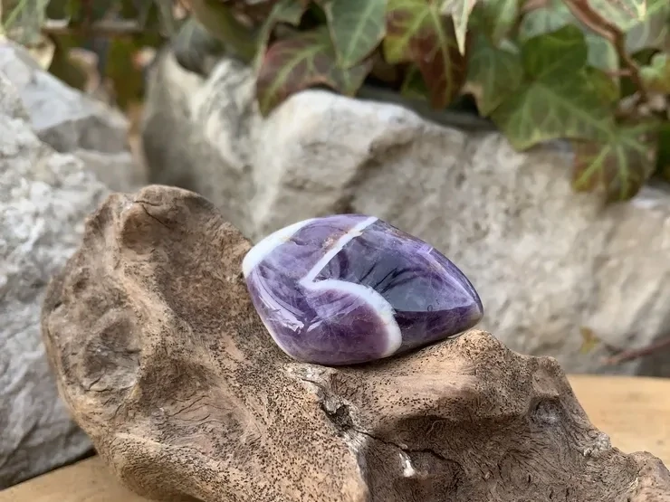 Pierre roulée Améthyste/Prasiolite (Quartz Vert) A (14 g) - Zambie - Quartz Naturel Rare