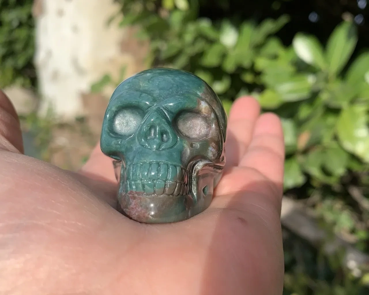 Crâne Agate Indienne AA (50 mm) Inde - Pierre Naturelle Qualité Supérieure