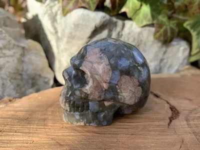 Crâne Libérite (Que Sera Stone) A+ (50 mm) Pierre Naturelle Afrique du sud