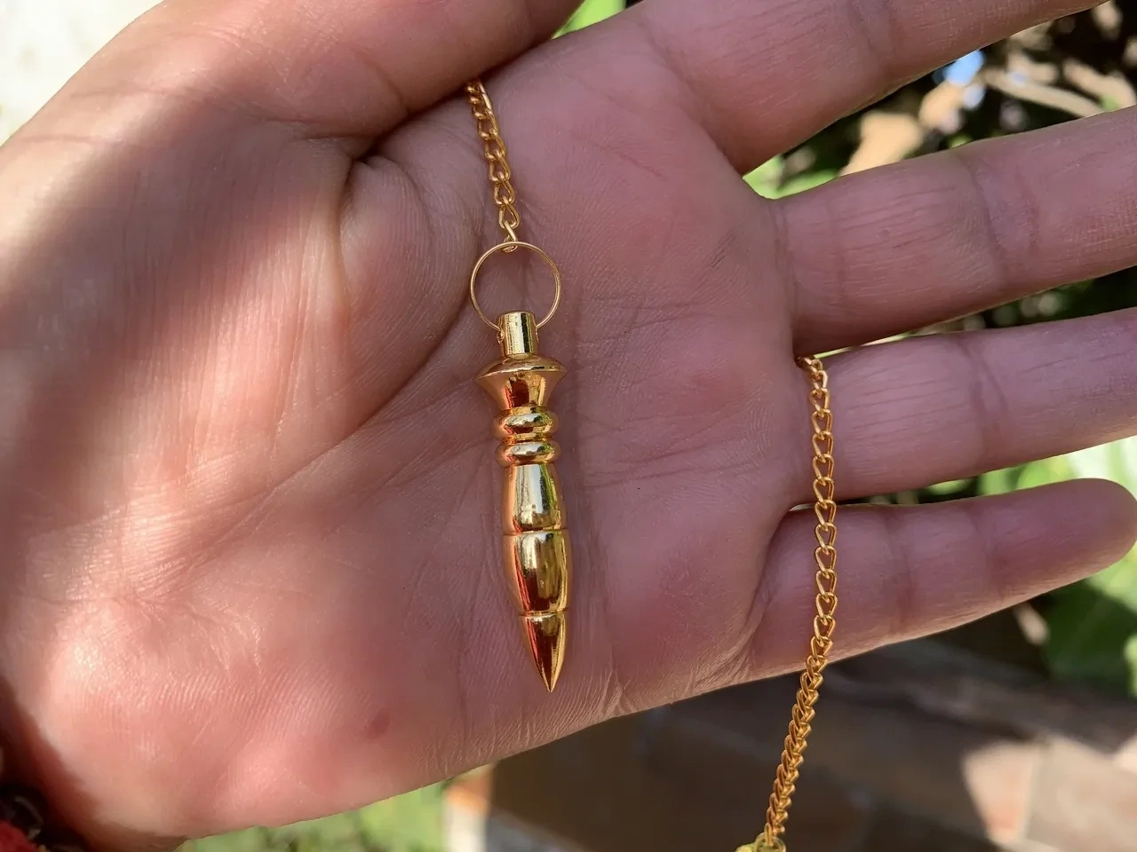 Pendule Thot ou pendule Karnak (Laiton plaqué doré) Pendule Débutant et Expert