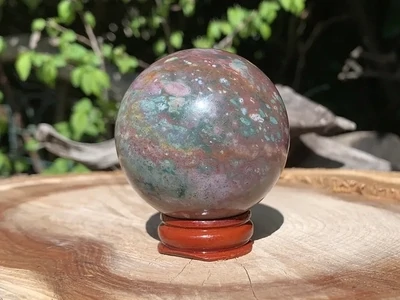 Sphère Agate Indienne AA (52 mm - 195 g) - Inde - Pierre Naturelle Qualité Supérieure