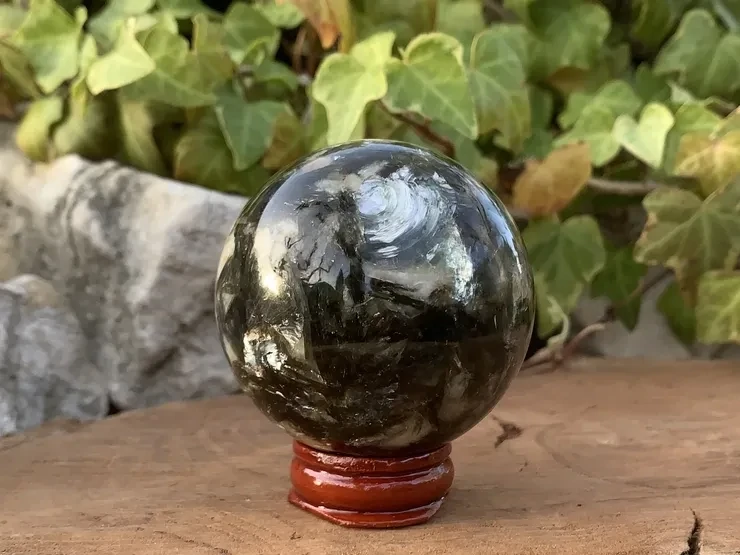 Sphère Lépidolite Verte Extra (53 mm - 232 g) - Brésil - Pierre Très Rare Top Qualité (la meilleure)