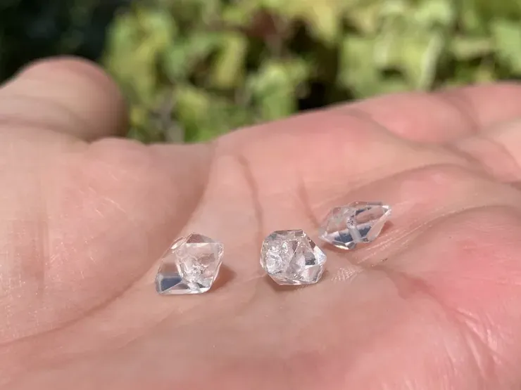 Cristaux Diamant d'Herkimer AA USA - Rêve prémonitoire et Éveil spirituel - Pierre Naturelle Rare Qualité Supérieure