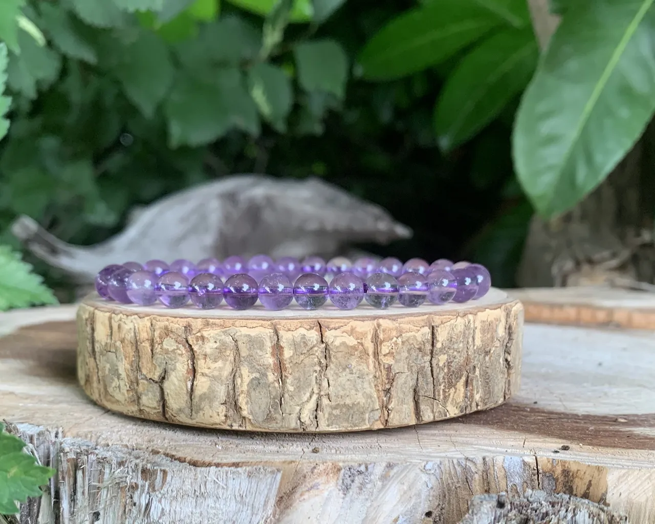 bracelet améthyste naturelle AA Brésil