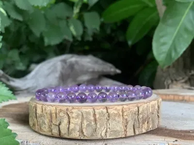 bracelet améthyste naturelle AA Brésil