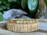 Bracelet Agate de Feu A+ Pierre Naturelle Rare