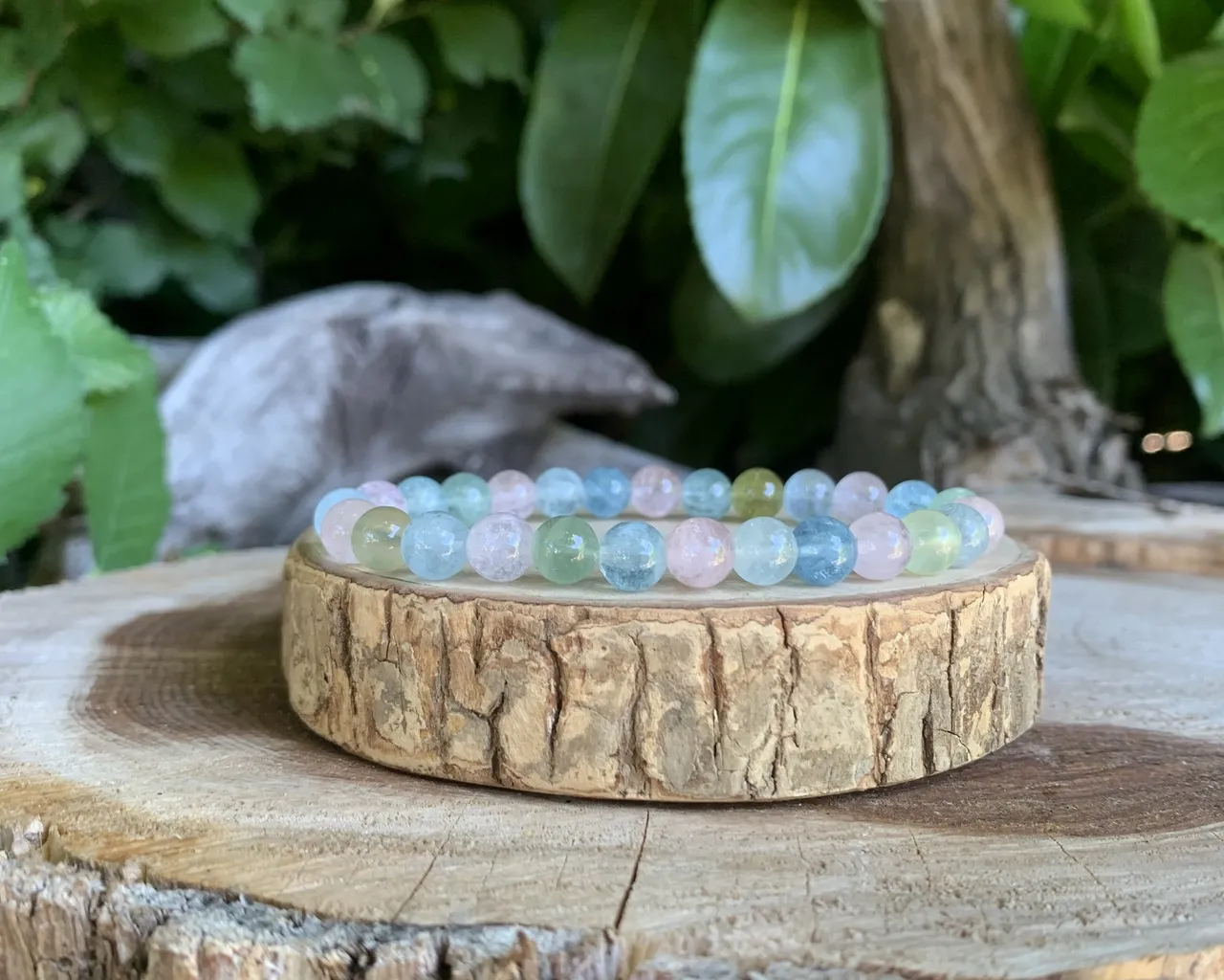 Bracelet Béryls AA+ - Brésil - Pierres Naturelles Qualités Exceptionnelles