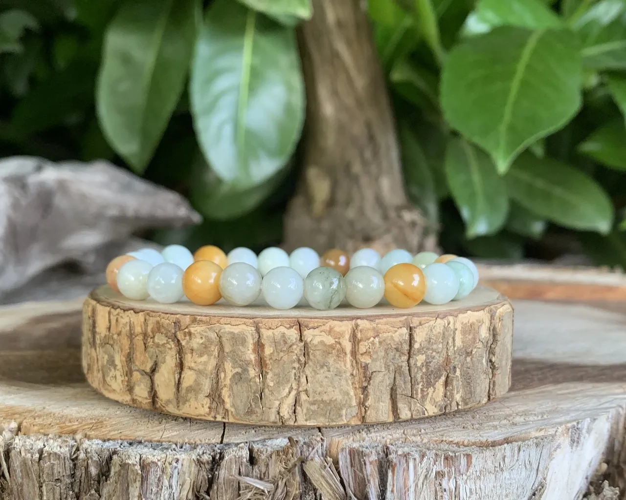 ​Bracelet Jade Impérial Multicolore A