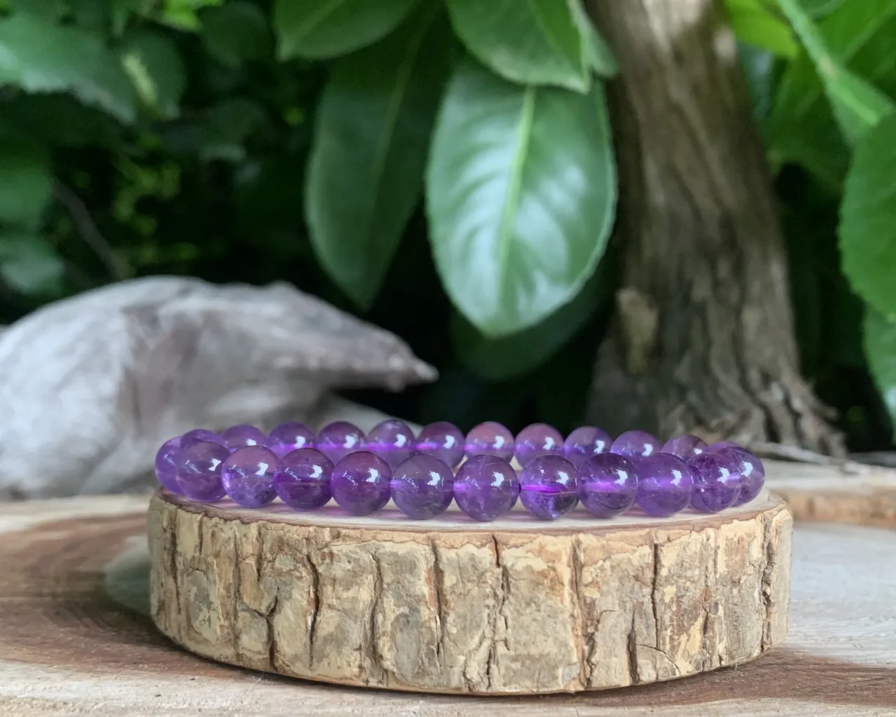 Bracelet Améthyste AAA