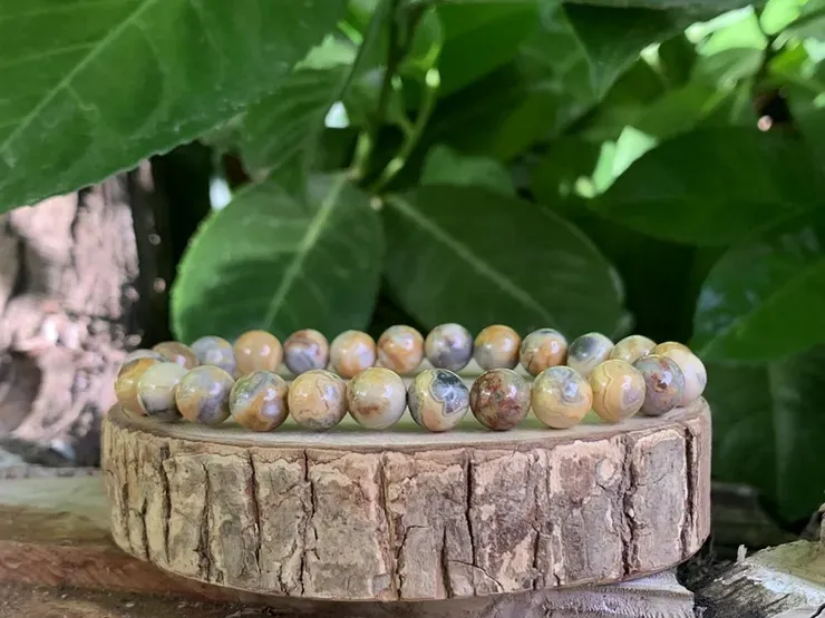 Bracelet Agate Crazy Lace AA 