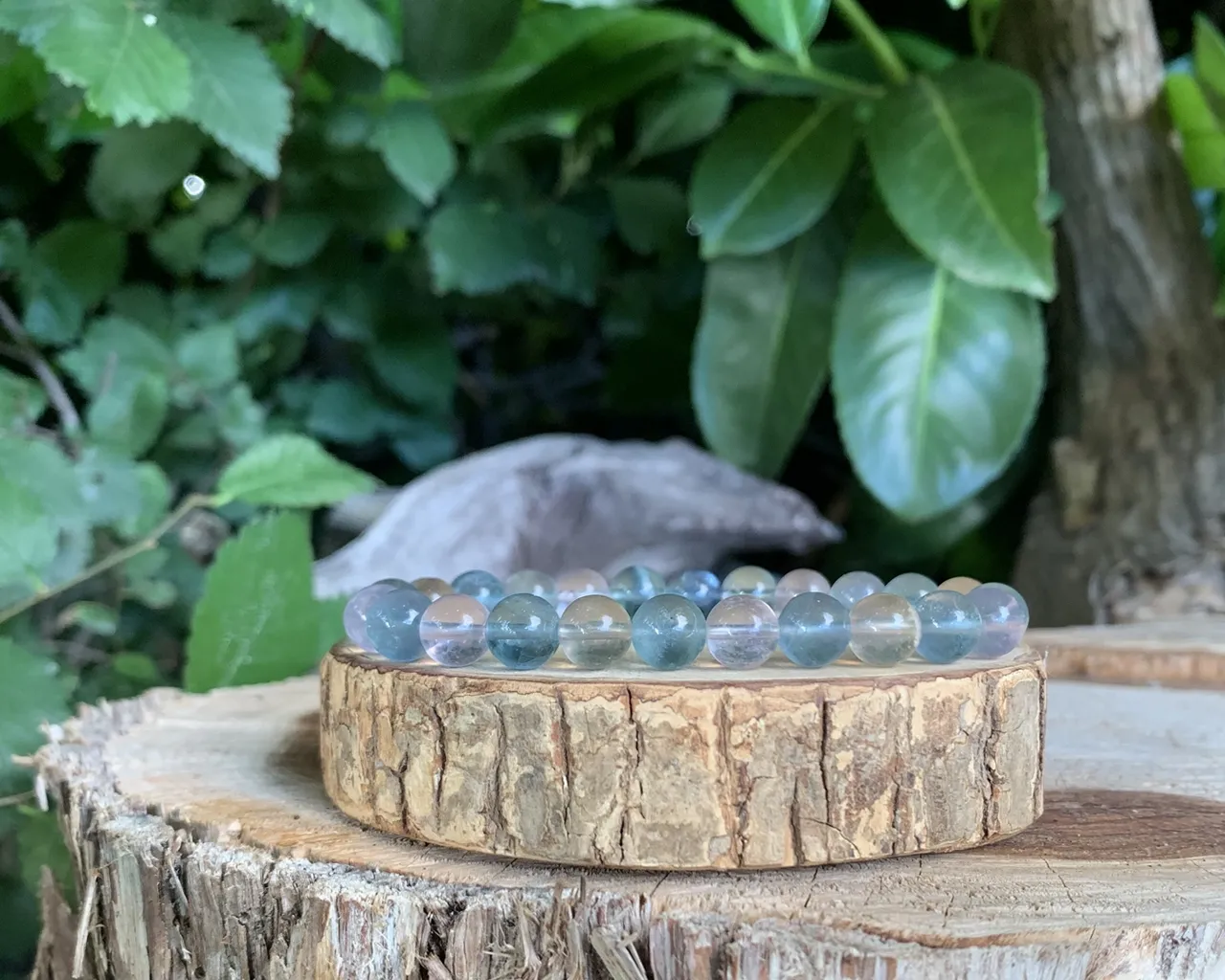 Bracelet Fluorine Multicolore AA - Lucidité et Équilibre - Pierre Naturelle Qualité Supérieure Chine