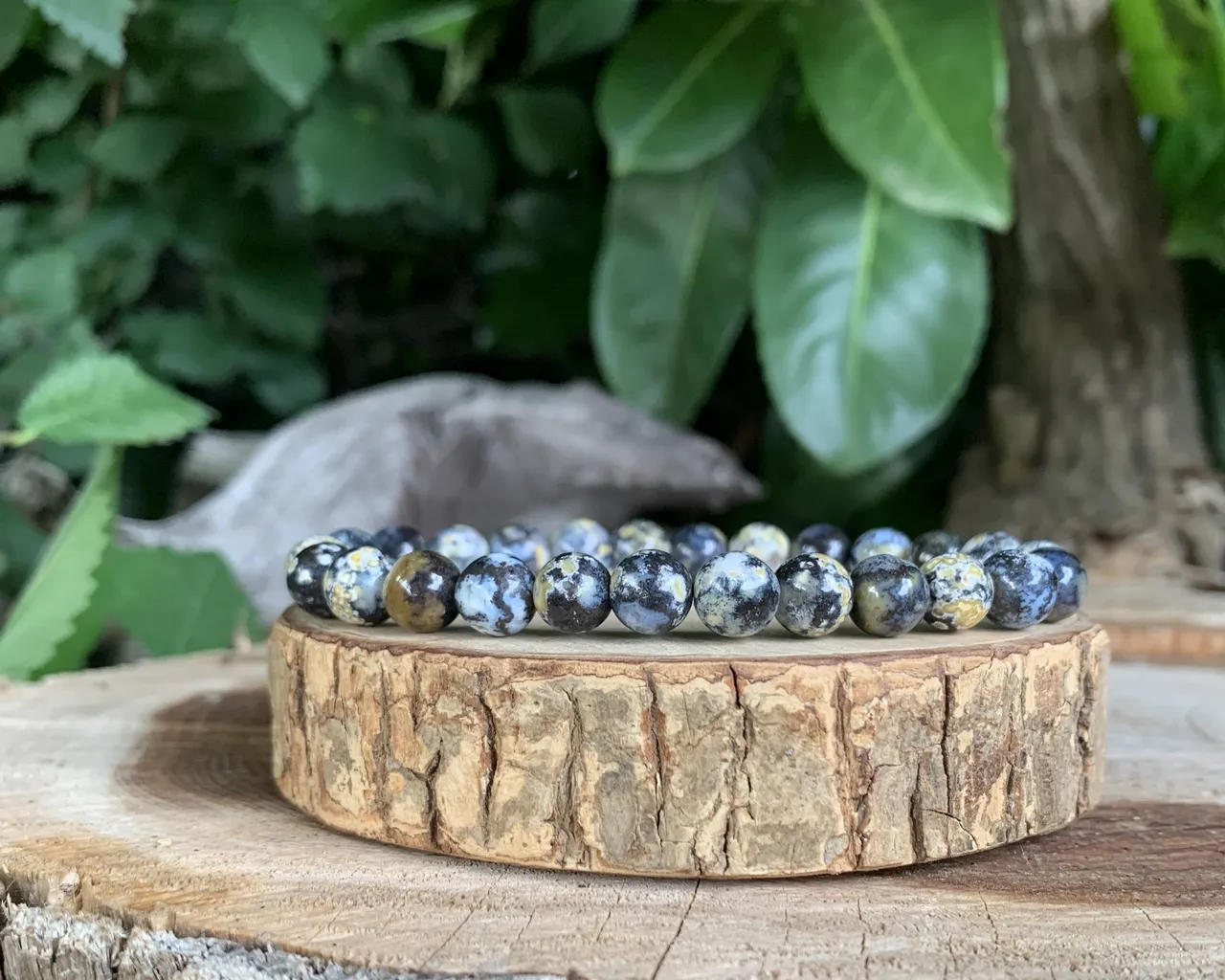 Bracelet Jaspe Océan AA 