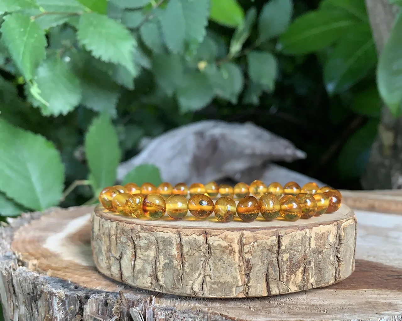 Bracelet Ambre A Naturel 