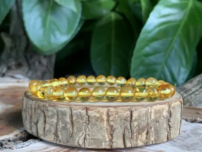 Bracelet Ambre A Naturel 