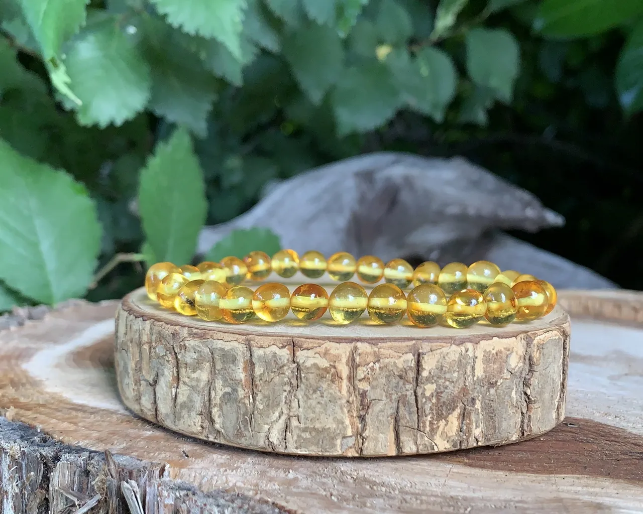 Bracelet Ambre A Naturel 