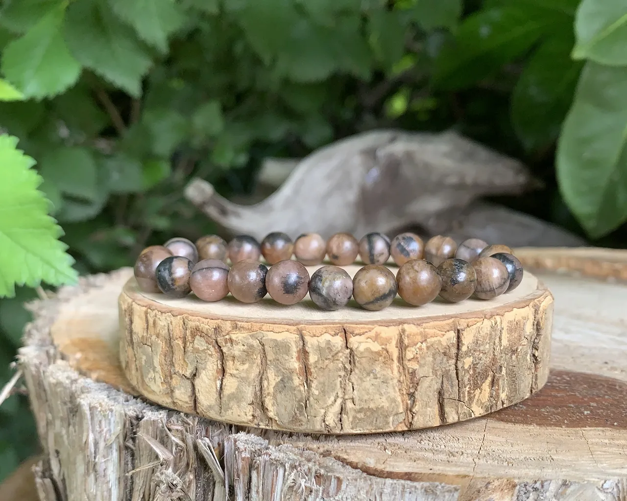 Bracelet Andalousite AA - Développement Personnel - Pierre Naturelle Rare Chine Qualité Supérieure