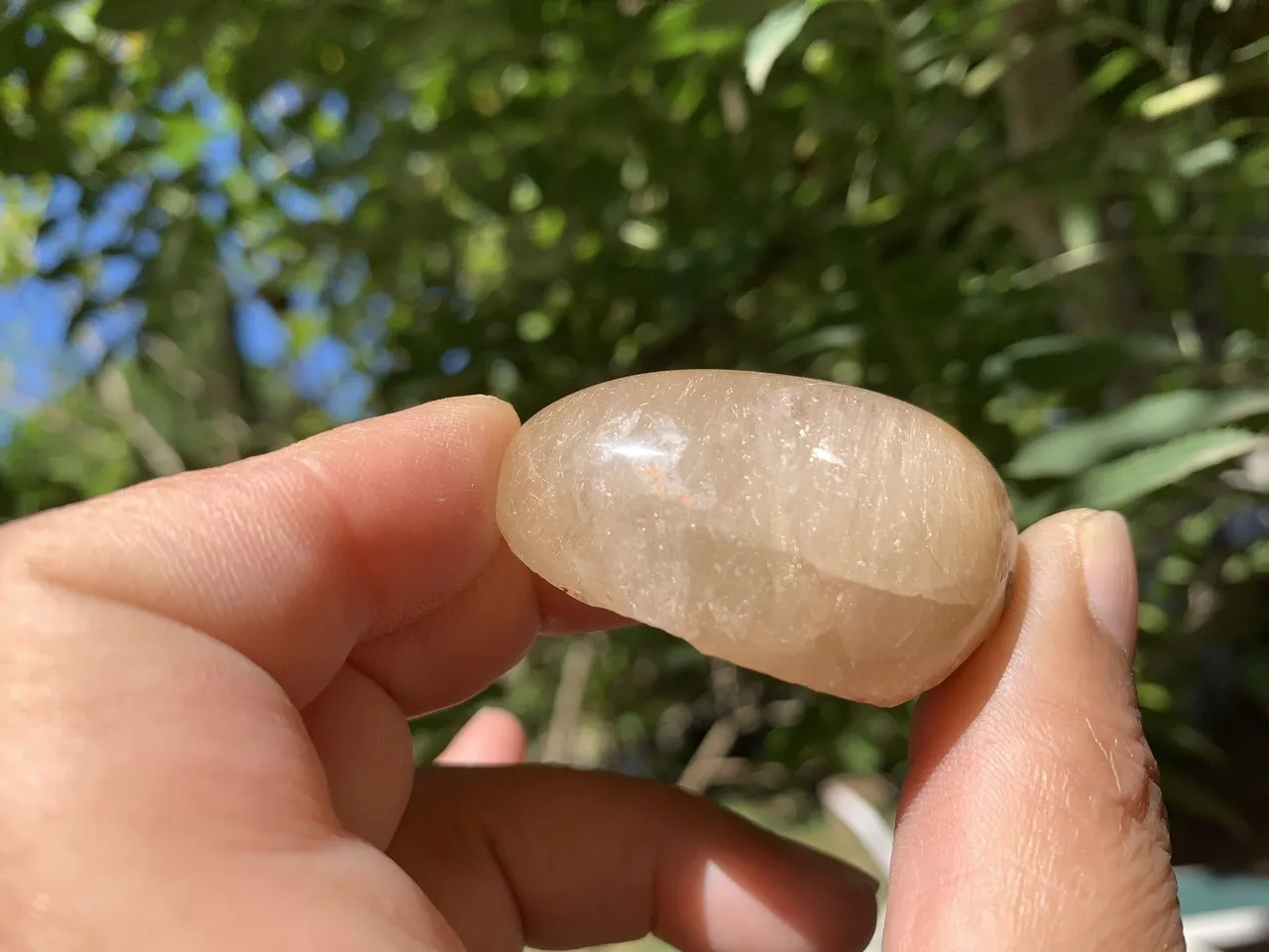 Galet Quartz Rutilé Doré AA